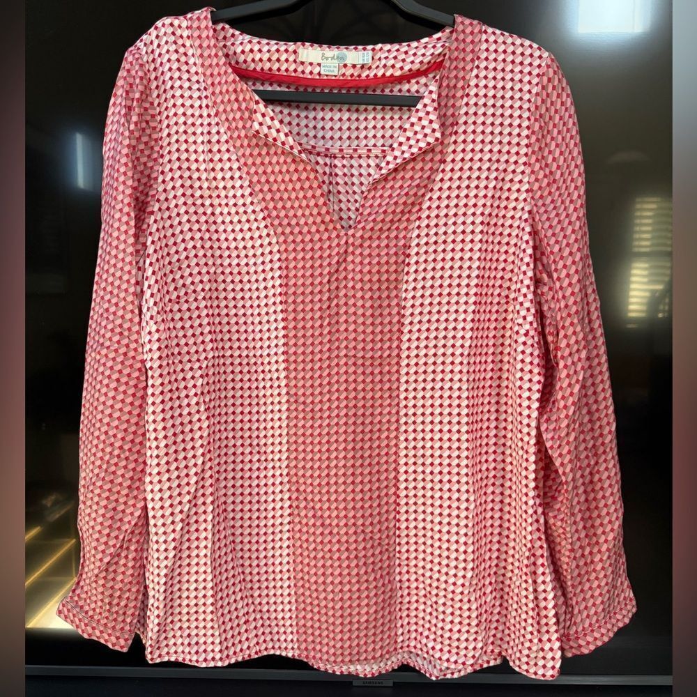 Boden Silk Blend Top Blouse US 12